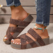 FJØRNA women's orthopedic leather sandals with arch support, featuring cushioned footbed and stylish design for comfort and support.