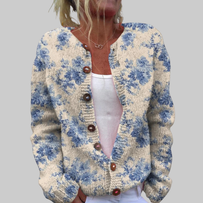 Hailey | Women's Tailored Knit Cardigan Sweater with Open-Front Soft for Layering