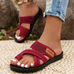 FJØRNA women's orthopedic slip-on shoes with buckle heel, comfortable slip-on sandals designed for support and style.