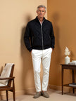 Puffer Jacket Men Padded Stand Collar Zip Regular Fit Winter