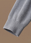 Men's breathable knit cardigan sweater by FJØRNA, showcasing a smart casual layered look with a classic knit pattern.