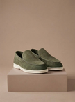 Men's FJØRNA slip-on loafers, lightweight and breathable casual shoes designed for comfortable walking and daily wear.