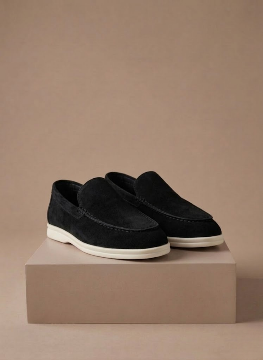 FJØRNA men's slip-on loafers, lightweight and breathable casual shoes, perfect for comfortable walking and everyday wear.