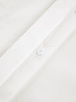 Cotton Button-Up Shirt Women Oversized Collared Long Sleeve