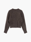 Knit Sweater Women Half Zip High Neck Long Sleeve