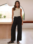 Knit Tank Top Women Scoop Neck Slim Fit Sleeveless