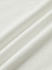 Jersey T-Shirt Women Cropped Twist Hem Short Sleeve White