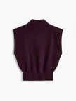 Knit Sweater Vest Women Relaxed Fit Round Neck Sleeveless