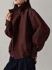 Trench Coat Women Vintage Loose Fit Long Sleeve