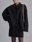 Utility Jacket Women Oversized Cotton Blend Button Front