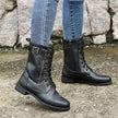 FJØRNA women's orthopedic boots with adjustable straps and zip-up closure, designed for comfort and support.