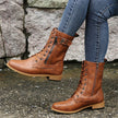 FJØRNA women's orthopedic boots with adjustable strap and zipper, featuring supportive design and sturdy sole for comfort and stability.