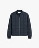 Winter Jacket Men Wool-Lined Lapel Collar Single-Breasted Nylon Blend