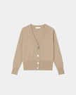 Silk Cashmere Cardigan Women Tailored Waist Lightweight