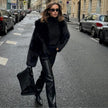 Faux Fur Coat Women Lined Winter