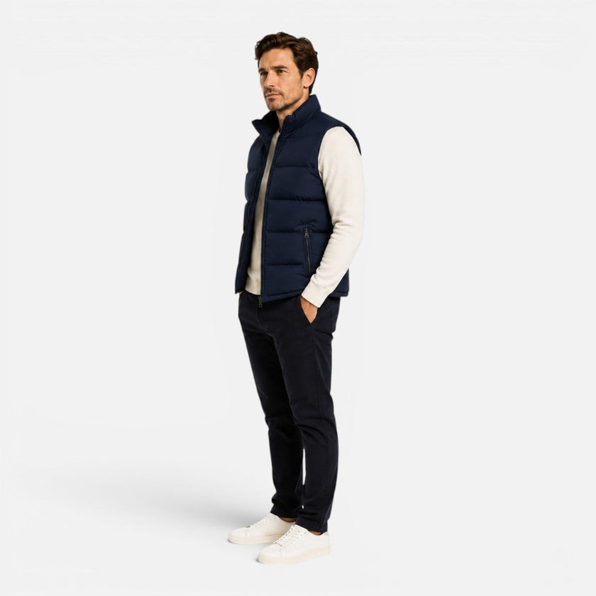 Theodore | Quilted Zip-Up Puffer Vest for Men