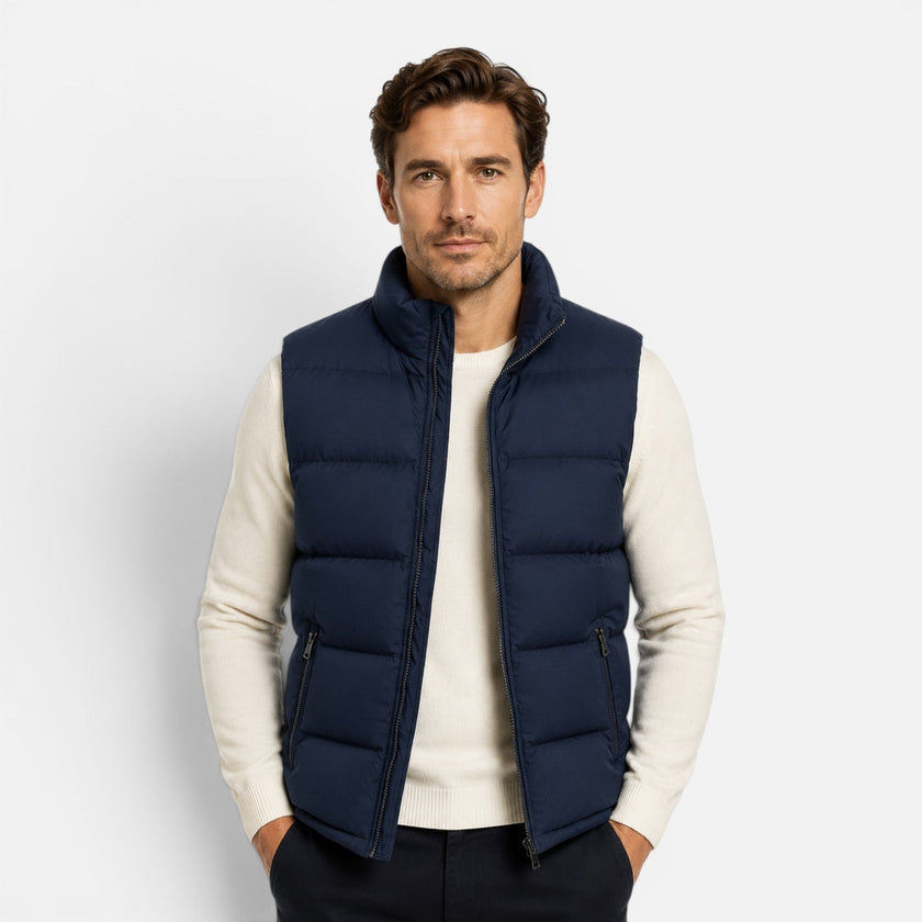 Theodore | Quilted Zip-Up Puffer Vest for Men