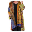 Bohemian Cardigan Women Artistic Print Oversized Open Front