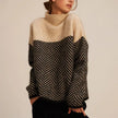 Louise | Women's Elegant Turtleneck Sweater with Feminine Fit Wrap for Casual