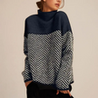Louise | Women's Elegant Turtleneck Sweater with Feminine Fit Wrap for Casual