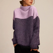 Louise | Women's Elegant Turtleneck Sweater with Feminine Fit Wrap for Casual