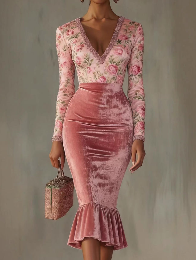 FJØRNA velvet cutout slim fit white midi bodycon dress, showcasing its elegant design and fitted silhouette.