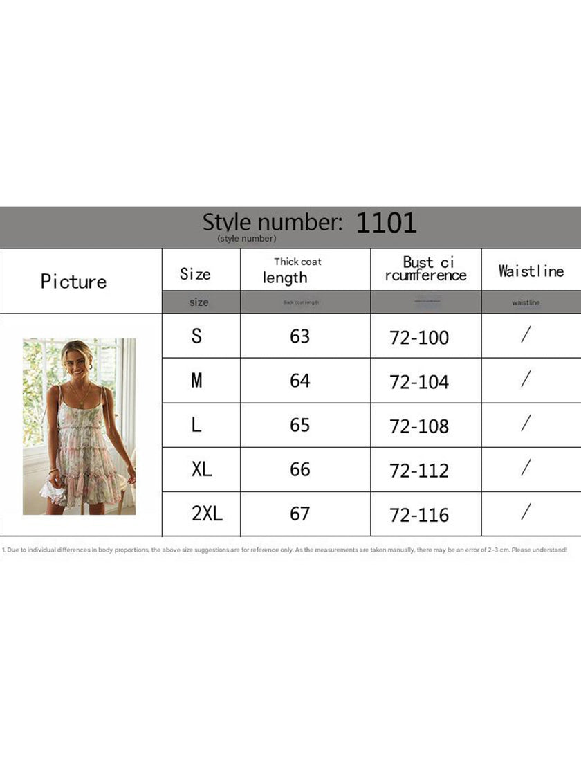 FJØRNA resort style white high-end short dress with a printed design, perfect for summer and outdoor occasions.