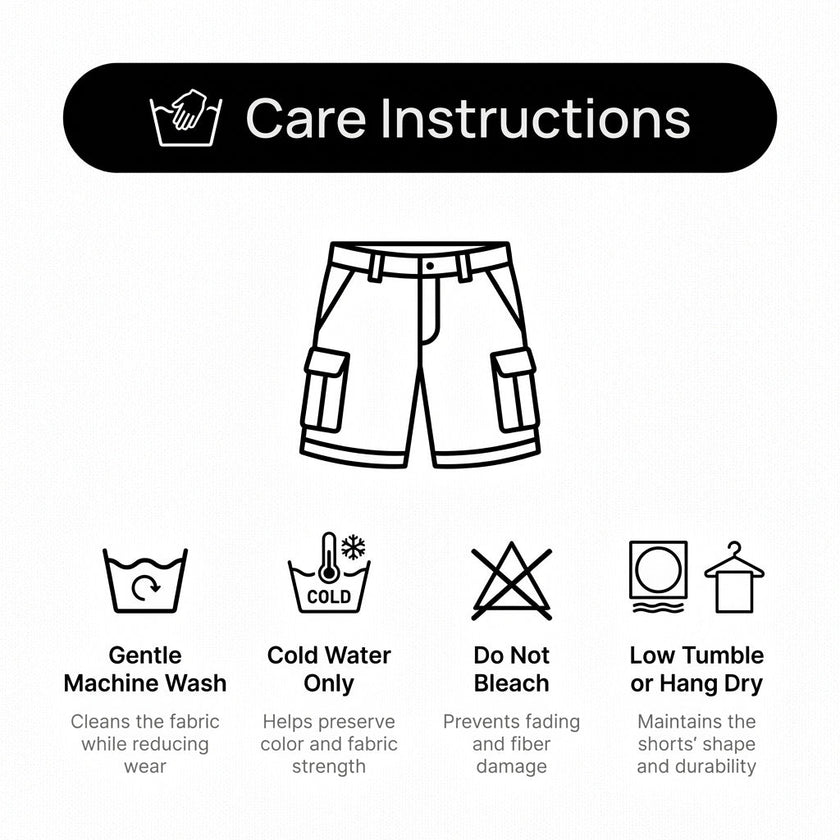 FJØRNA women's tailored cargo shorts with utility pockets, perfect for summer, featuring a casual and functional style.