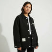 Corduroy Trucker Jacket Women Button Front Relaxed Fit
