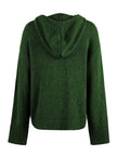 Hooded Cardigan Women Cotton Blend Button Front Tailored Fit