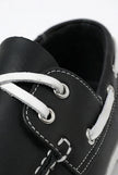 FJØRNA men's nautical boat shoes with PU upper, featuring classic deck shoe design in a refined spring style.