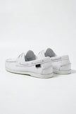 FJØRNA men's nautical boat shoes with PU upper, deck shoes design, featuring slip-on style and casual maritime-inspired footwear.