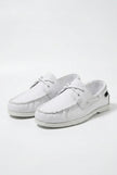 Men's nautical boat shoes by FJØRNA with PU upper, deck shoes for men, featuring a classic design ideal for casual maritime style.
