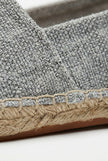 Men's linen espadrille slip-on shoes by FJØRNA, lightweight summer footwear with breathable fabric and casual style.