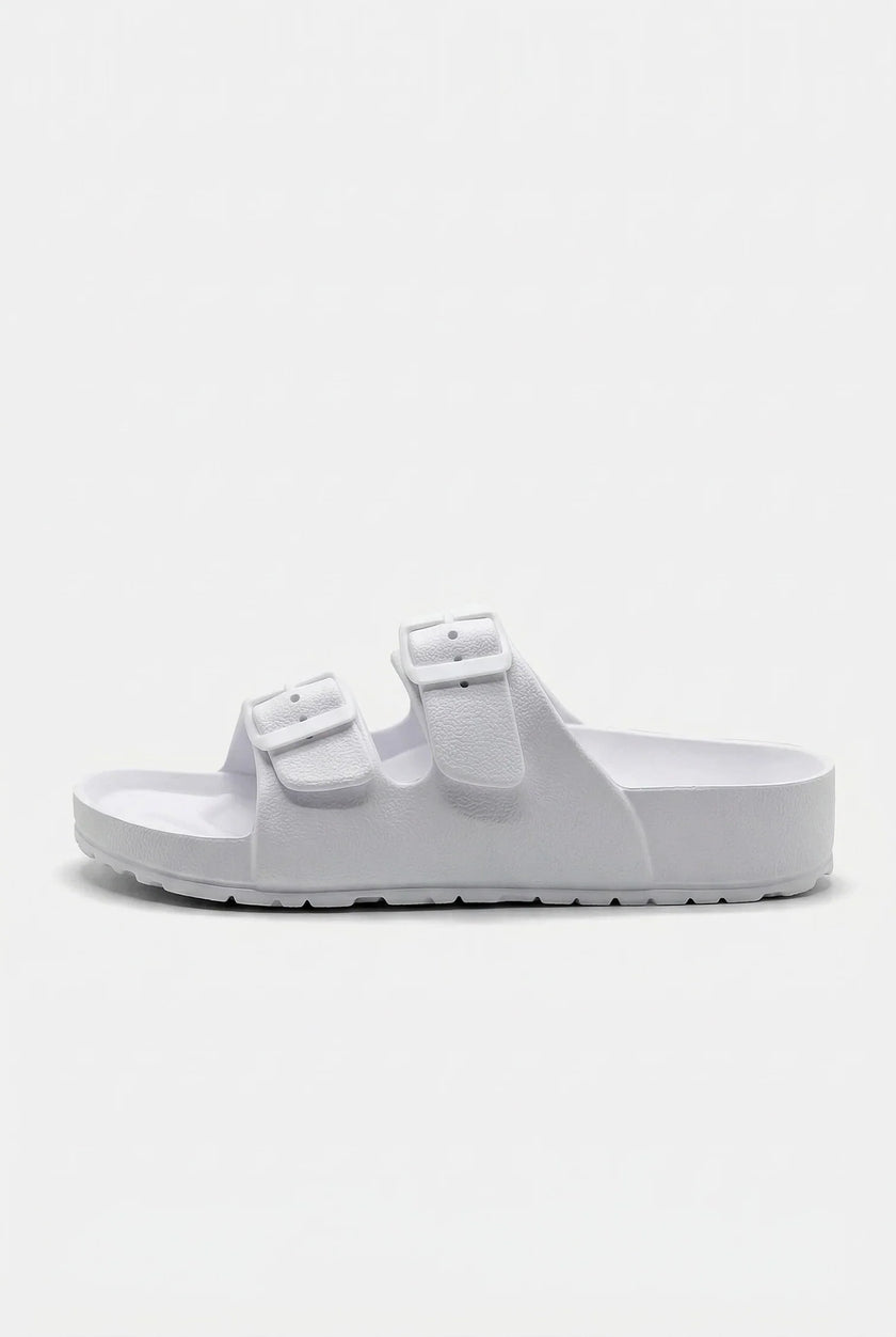 FJØRNA men's adjustable strap cushioned summer casual sandals with breathable straps and comfortable sole, ideal for warm weather.