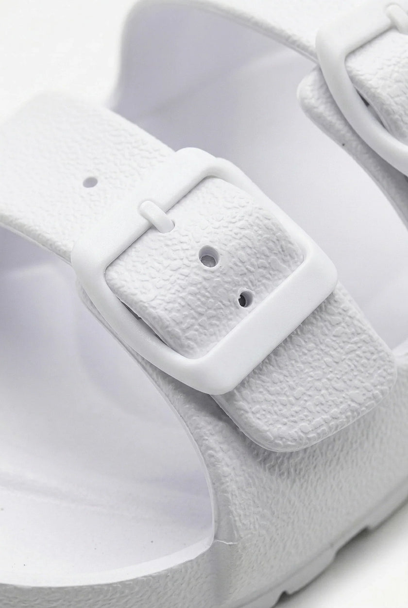 FJØRNA men's adjustable strap cushioned summer sandals with casual design, featuring supportive straps and comfortable soles.