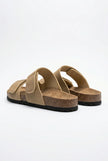 FJØRNA men's two-strap memory foam fisherman sandals with adjustable straps and cushioned soles, ideal for summer wear.