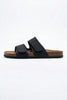 Men's FJØRNA two-strap memory foam fisherman sandals with adjustable straps, summer footwear, casual and comfortable shoes for men.