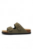 FJØRNA men's adjustable strap casual summer sandals with durable soles, shown in a close-up shot highlighting the sandal's design.