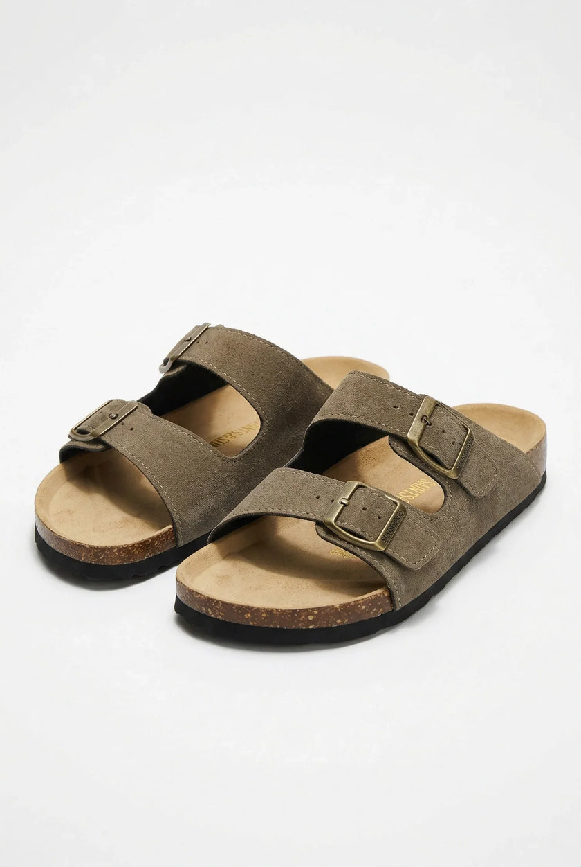 FJØRNA men's adjustable strap casual summer sandals with durable straps and comfortable sole, ideal for everyday wear