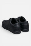 Men's lightweight casual lace-up trainers by FJØRNA, showing front view of stylish everyday shoes with neutral color.