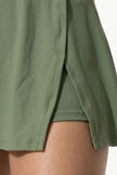 FJØRNA tankini co-ord two-piece dress for women, stylish summer beach set in military green, casual and chic for beachwear.