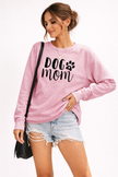 Sweatshirt Women Round Neck Print Long Sleeve