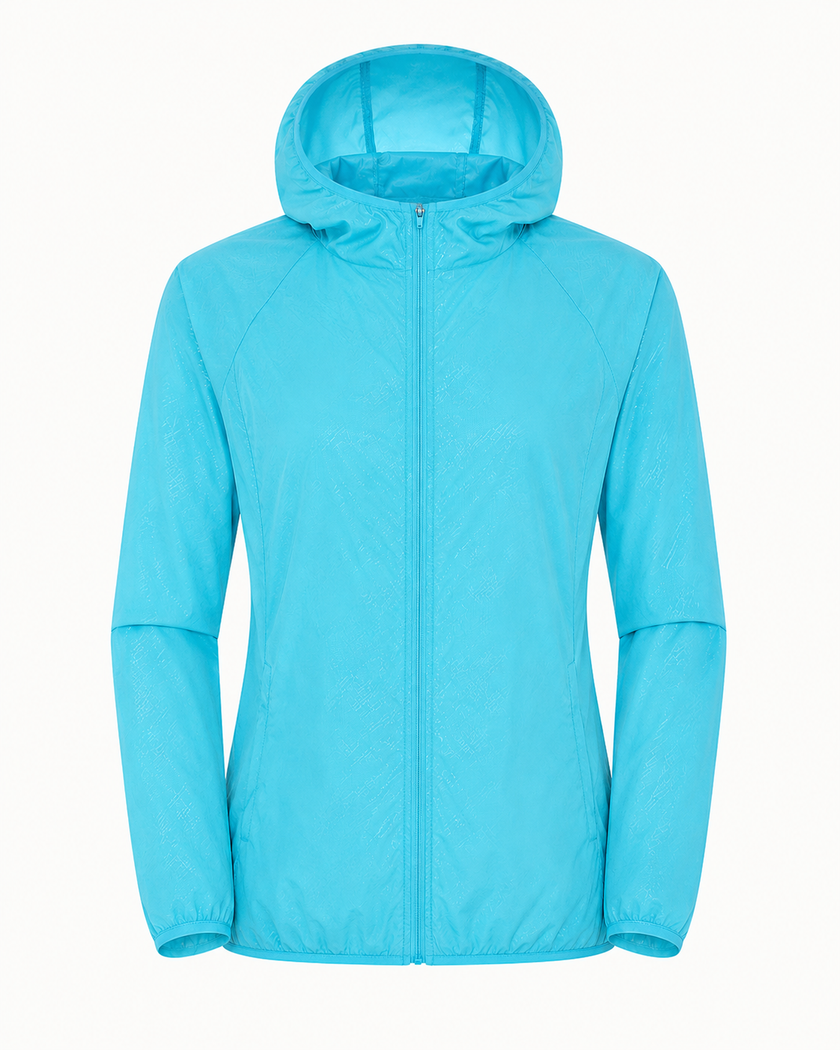 Waterproof Jacket Unisex Lightweight Hooded Packable