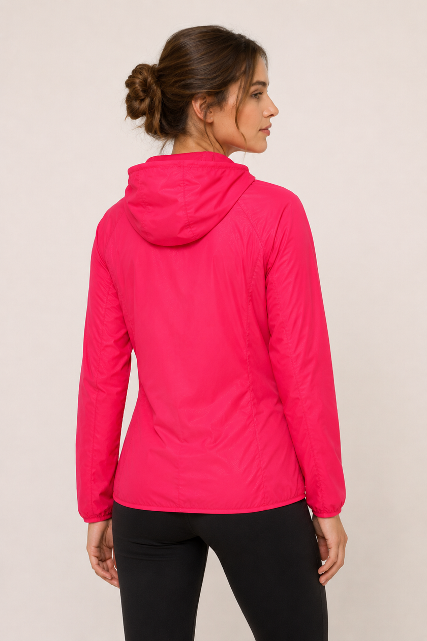 Waterproof Jacket Unisex Lightweight Hooded Packable