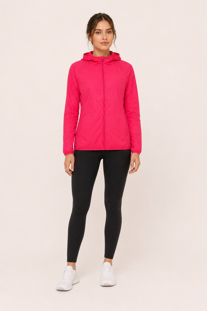 Waterproof Jacket Unisex Lightweight Hooded Packable