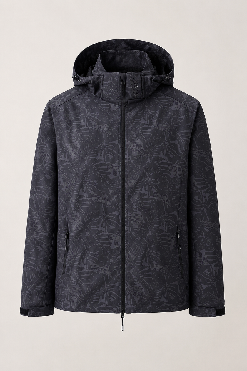 Windproof Jacket Unisex Lightweight Hooded Full Zip