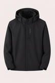 Waterproof Jacket Unisex Hooded Windproof Full Zip