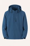 Waterproof Jacket Unisex Hooded Windproof Full Zip
