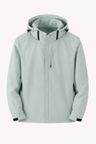 Waterproof Jacket Unisex Hooded Windproof Full Zip